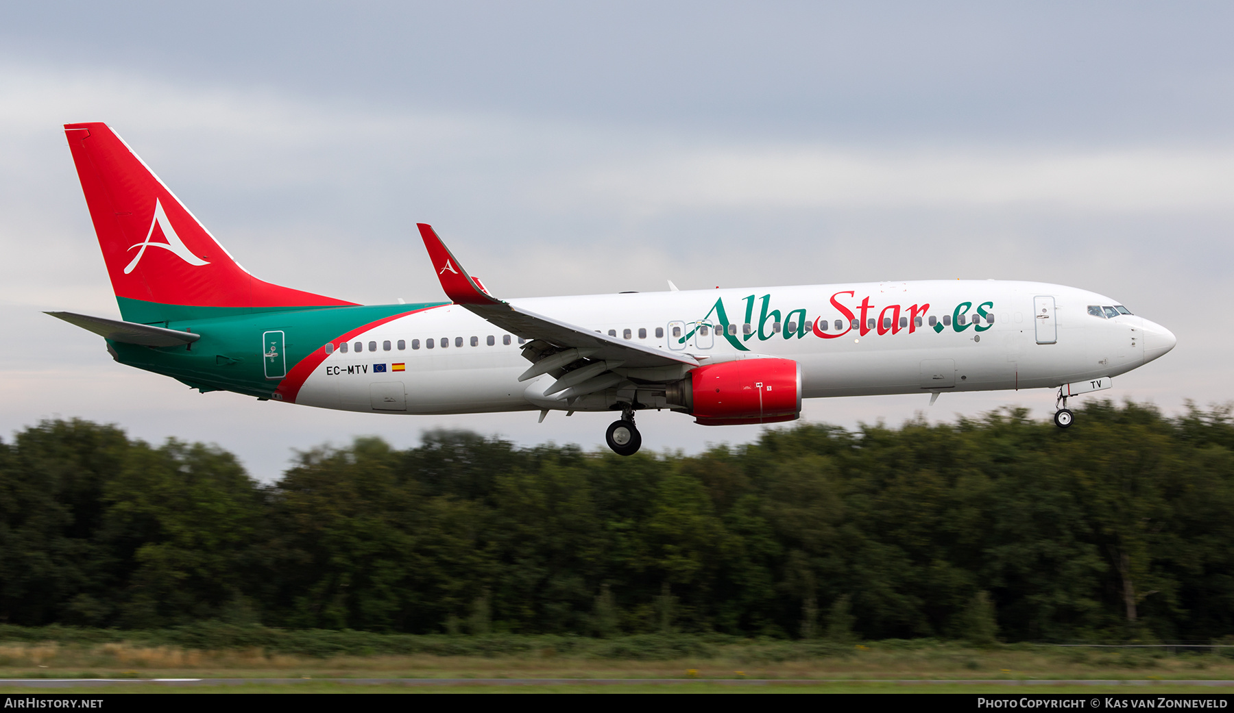 Aircraft Photo of EC-MTV | Boeing 737-8K5 | AlbaStar | AirHistory.net #478497