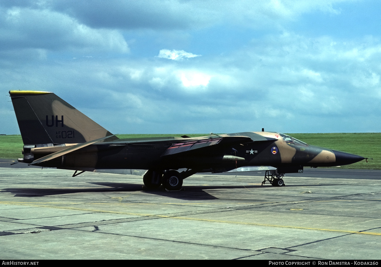 Aircraft Photo of 68-0021 / AF68-021 | General Dynamics F-111E Aardvark | USA - Air Force | AirHistory.net #478506