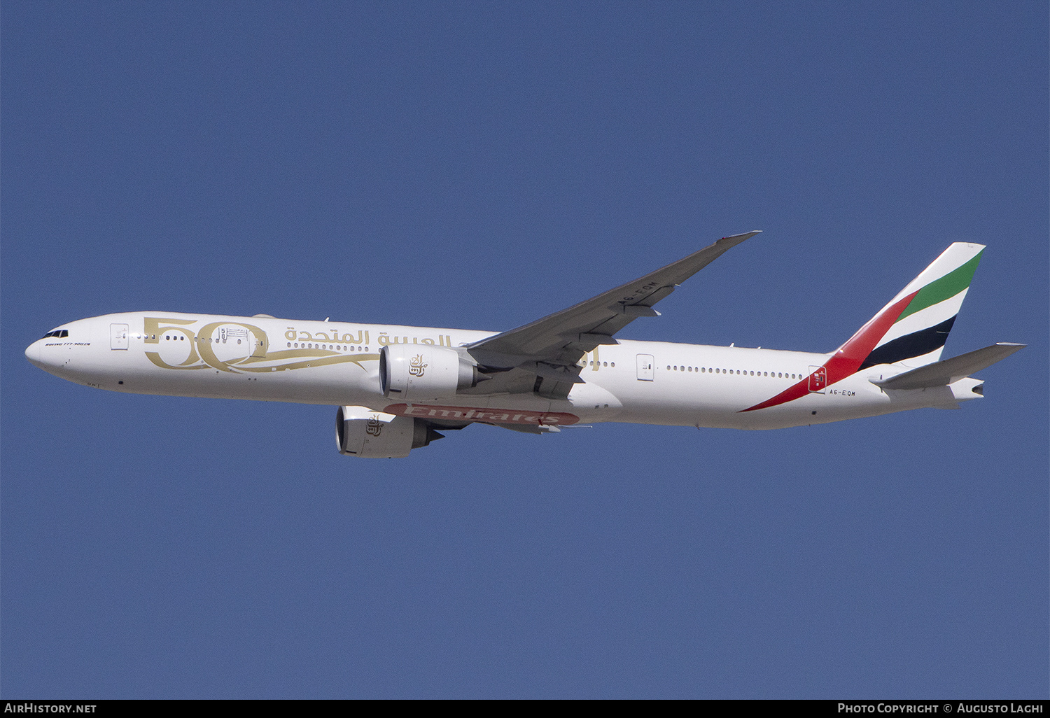 Aircraft Photo of A6-EQM | Boeing 777-300/ER | Emirates | AirHistory.net #478515