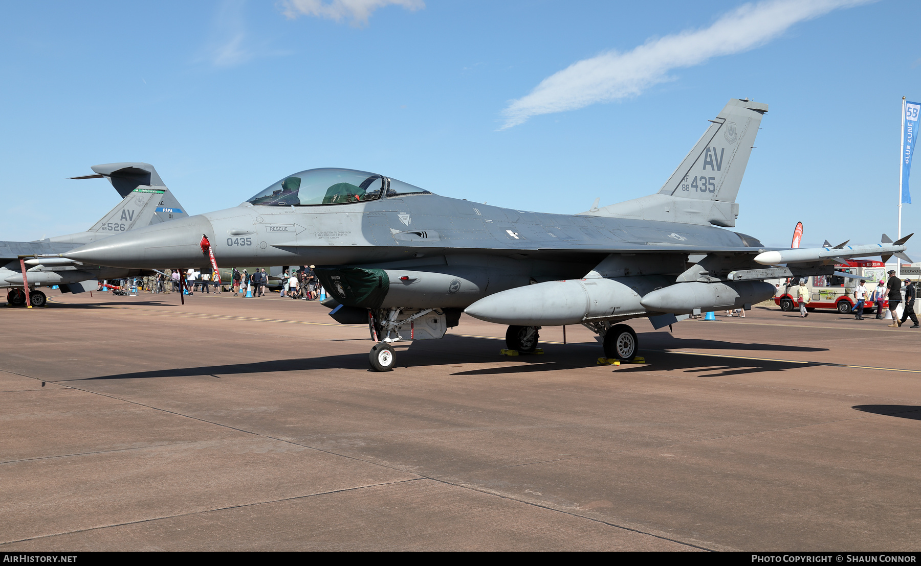 Aircraft Photo of 88-0435 / AF88-435 | General Dynamics F-16CM Fighting Falcon | USA - Air Force | AirHistory.net #478520