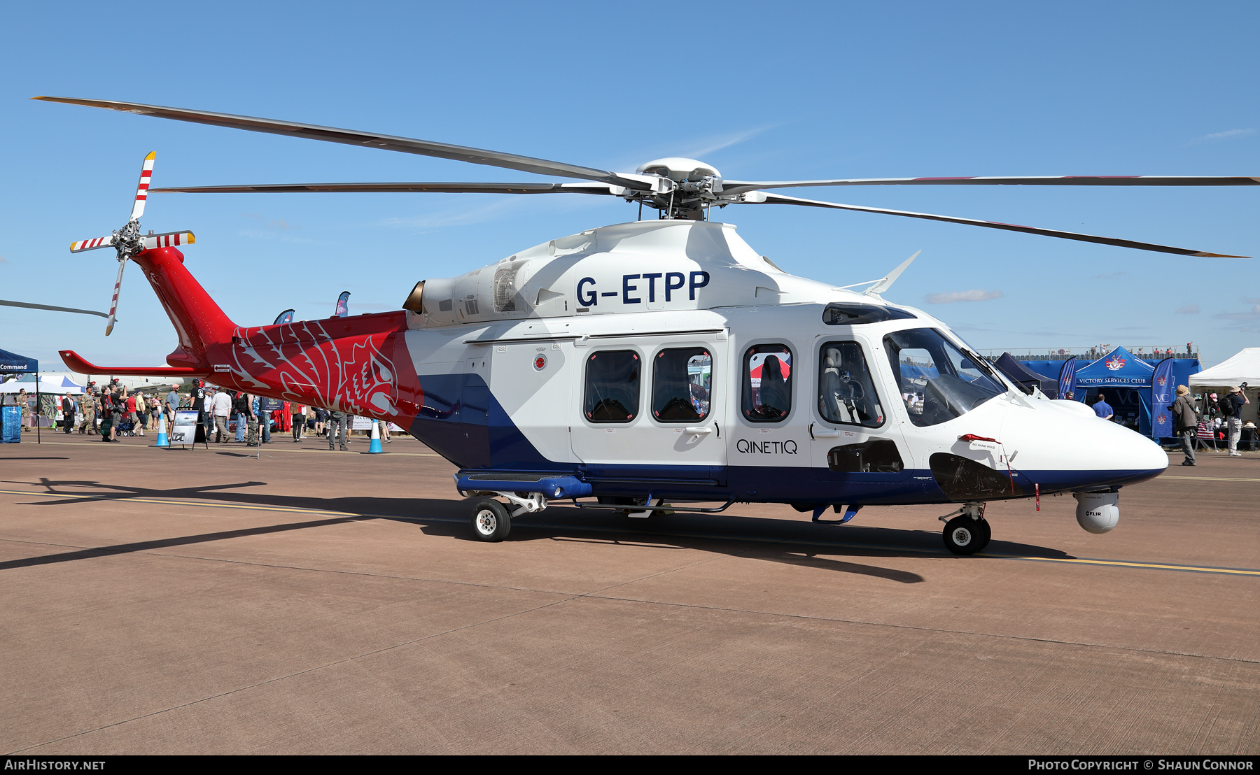 Aircraft Photo of G-ETPP | Leonardo AW-139 | QinetiQ | AirHistory.net #478532