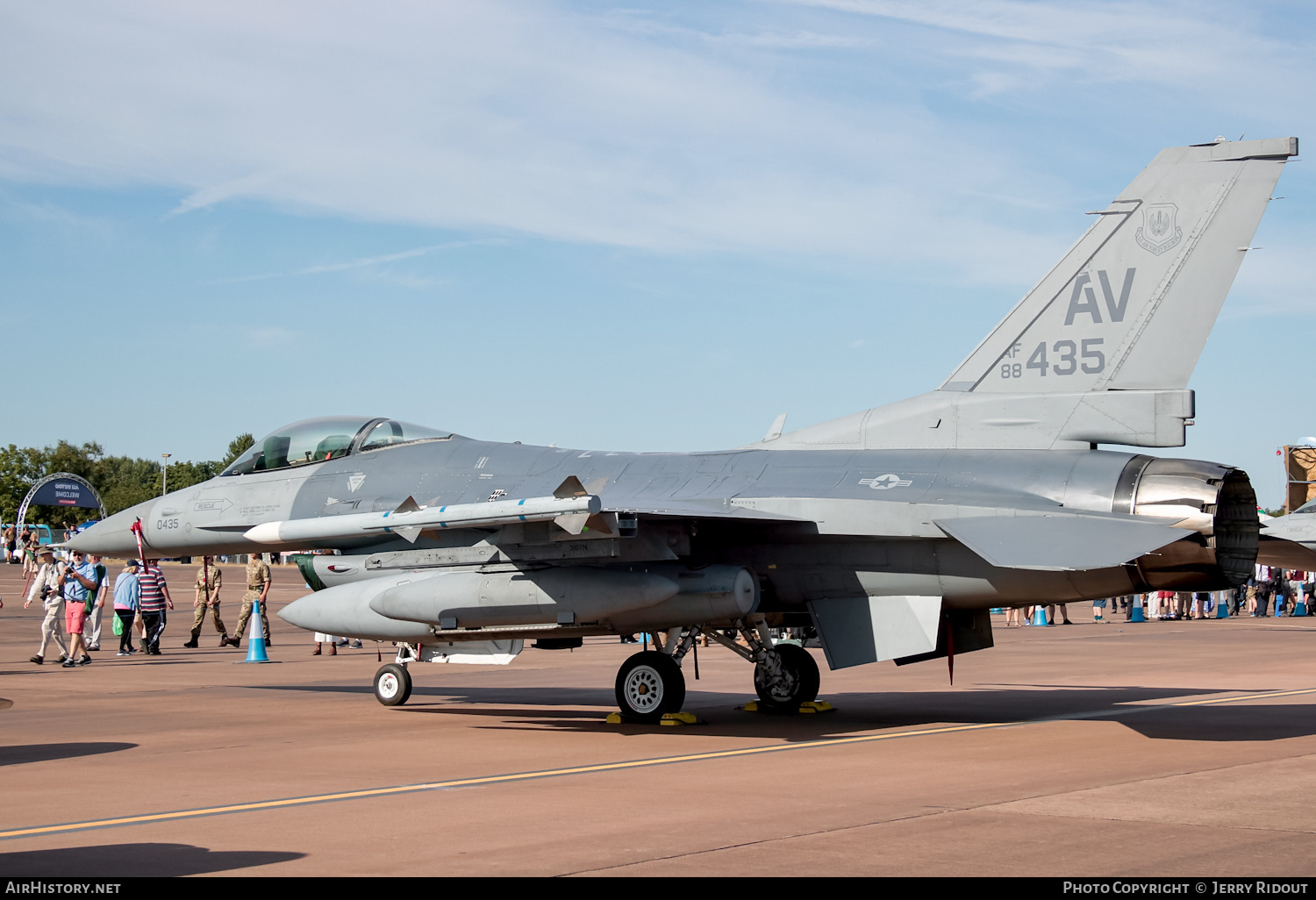Aircraft Photo of 88-0435 / AF88-435 | General Dynamics F-16CM Fighting Falcon | USA - Air Force | AirHistory.net #478543