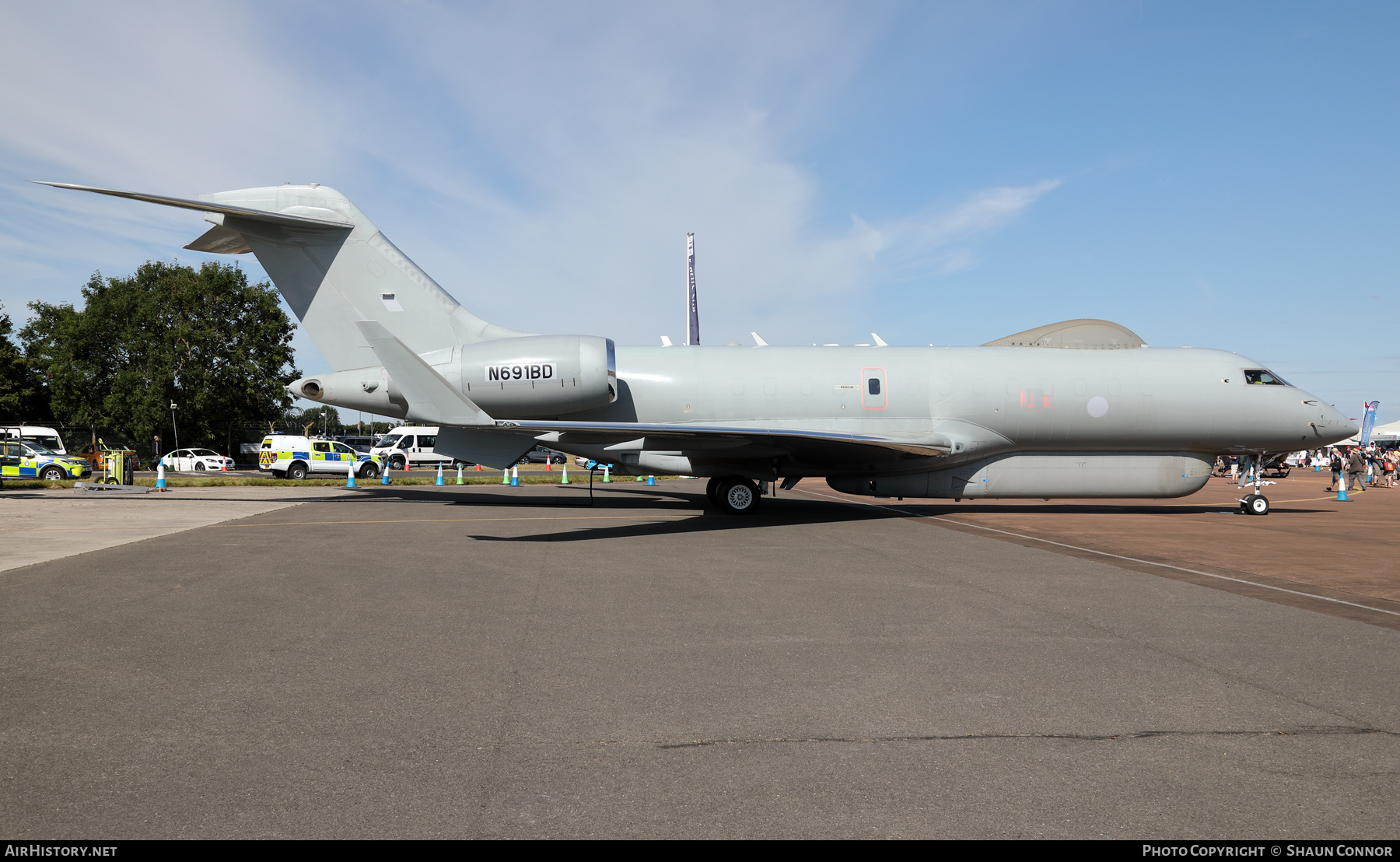 Aircraft Photo of N691BD | Bombardier Sentinel R.1 (BD-700-1A10) | AirHistory.net #478548