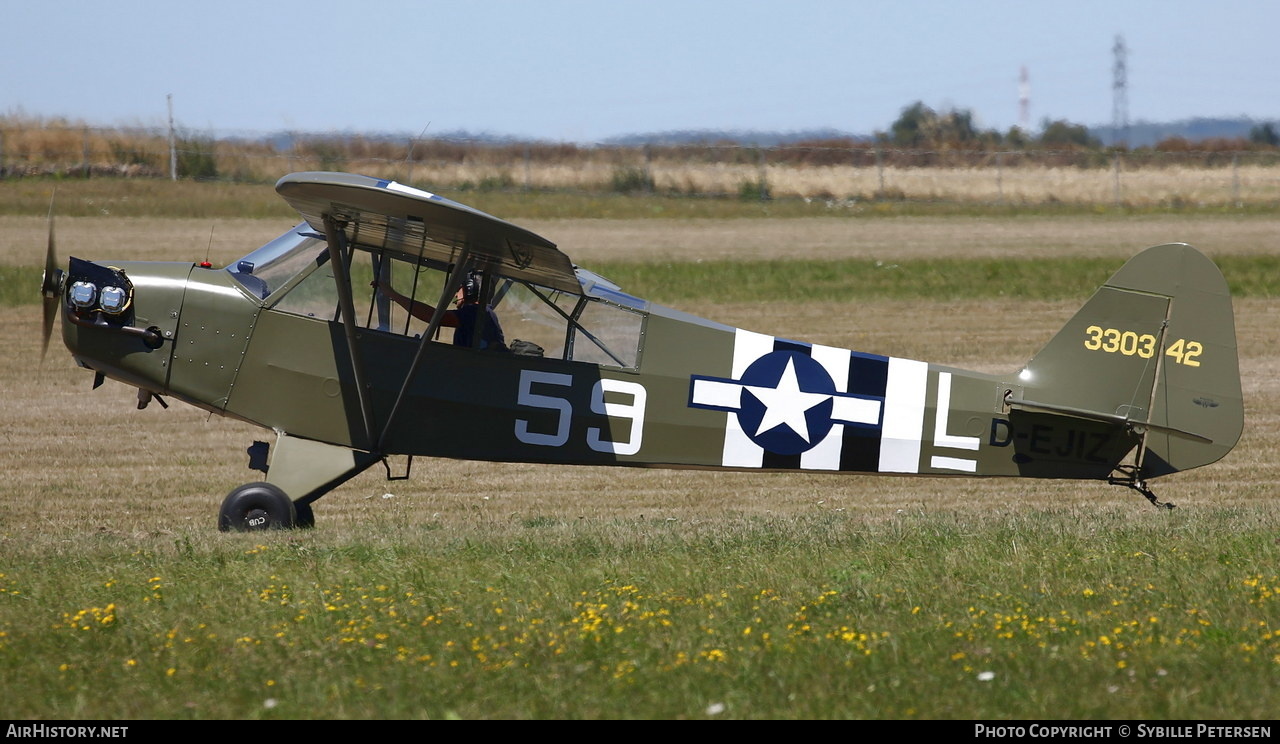 Aircraft Photo of D-EJIZ / 330342 | Piper J-3C-90 Cub | USA - Air Force | AirHistory.net #478574