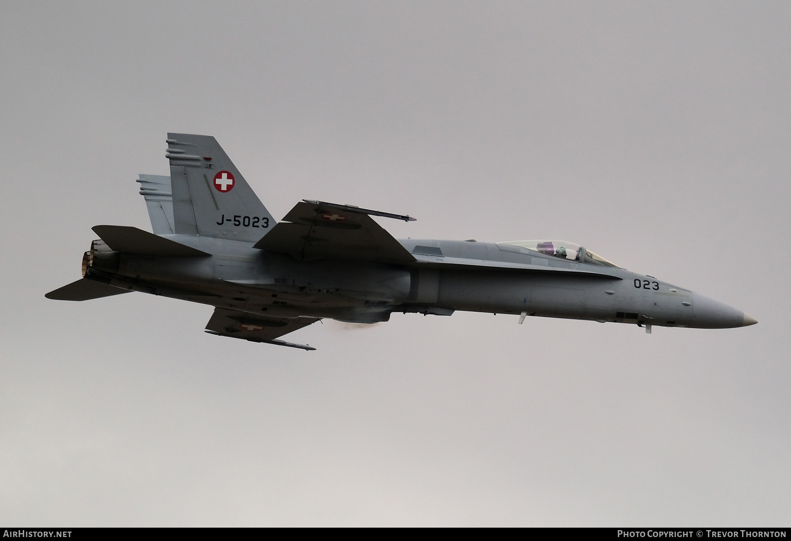 Aircraft Photo of J-5023 | McDonnell Douglas F/A-18C Hornet | Switzerland - Air Force | AirHistory.net #478576