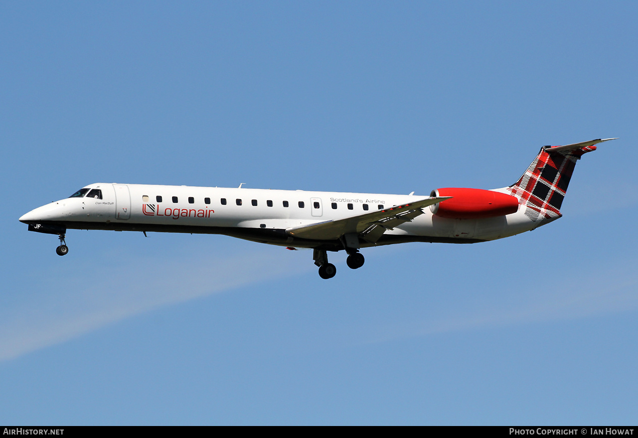 Aircraft Photo of G-SAJF | Embraer ERJ-145EP (EMB-145EP) | Loganair | AirHistory.net #478602