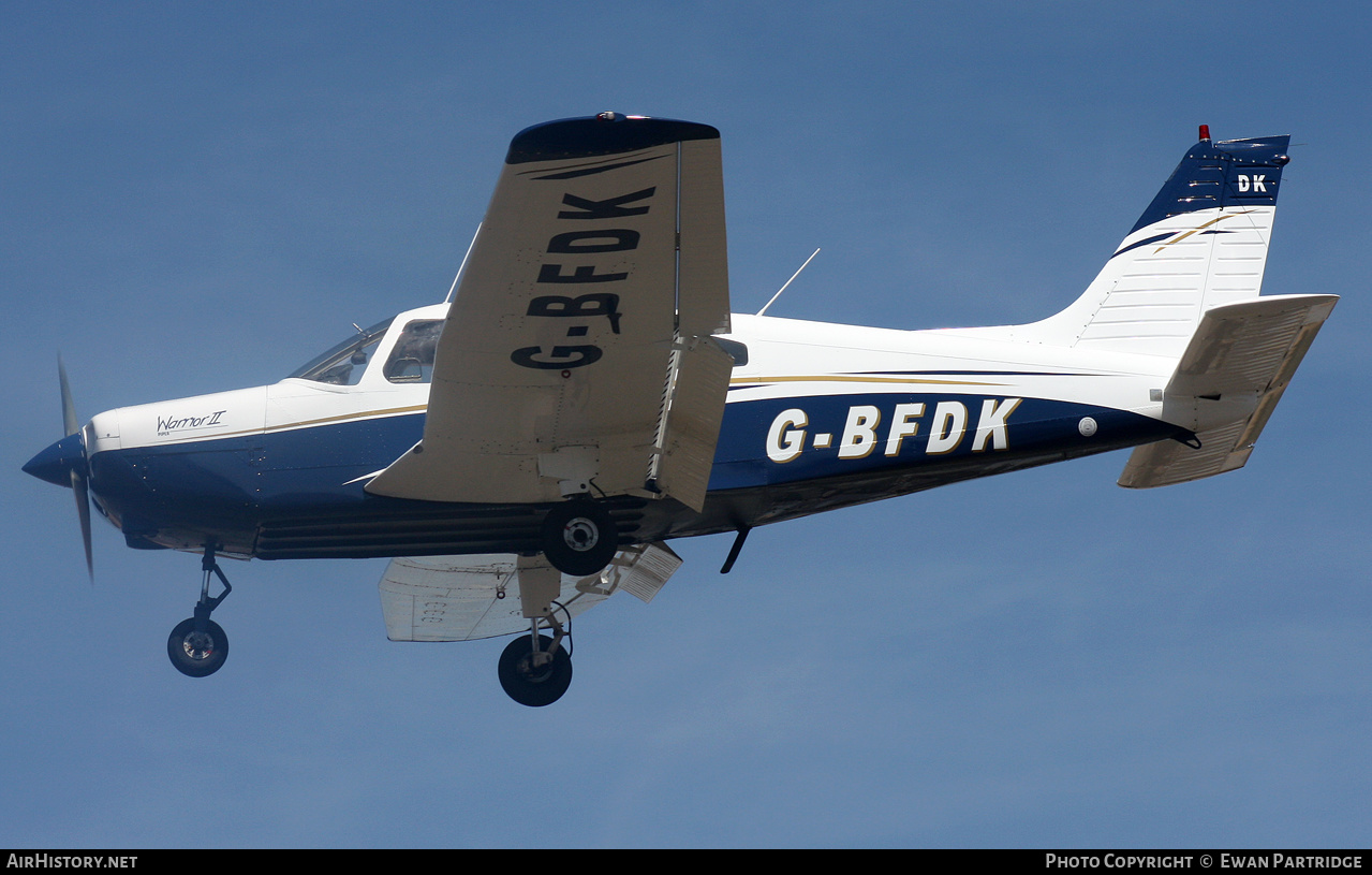 Aircraft Photo of G-BFDK | Piper PA-28-161 Cherokee Warrior II | AirHistory.net #478646