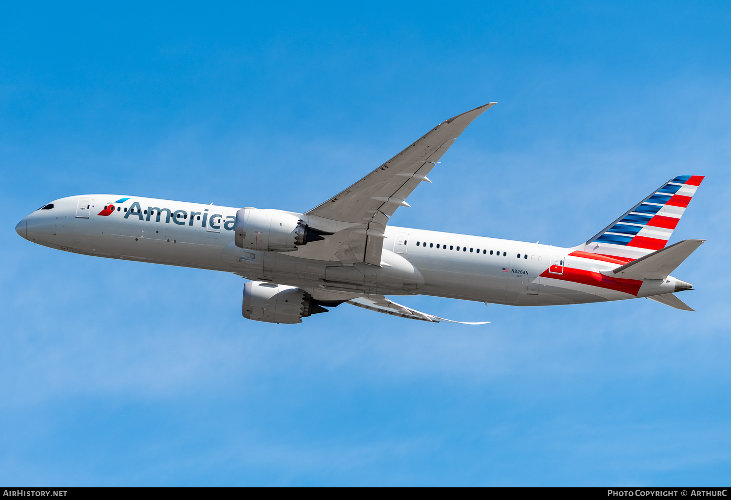Aircraft Photo of N826AN | Boeing 787-9 Dreamliner | American Airlines | AirHistory.net #478681
