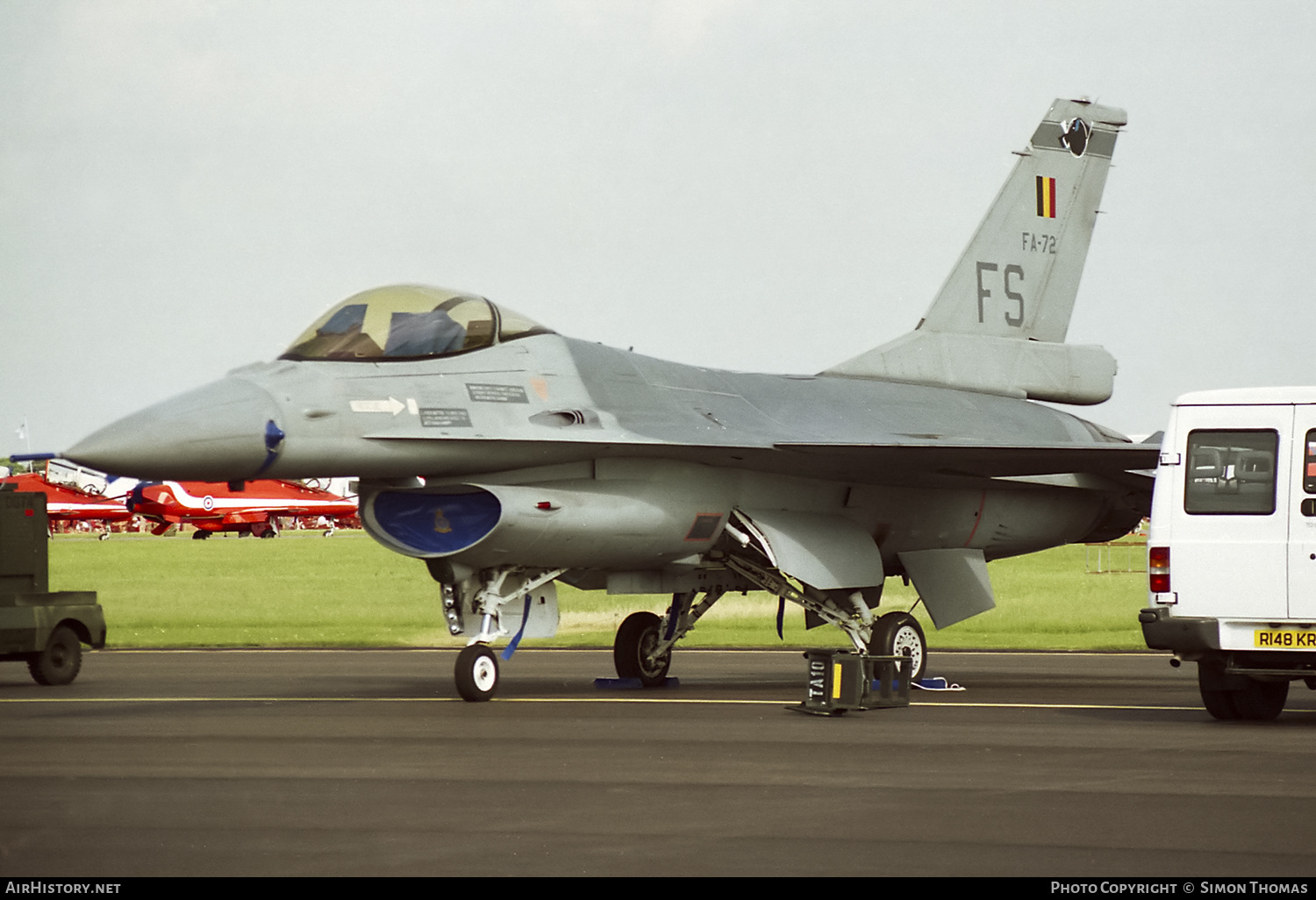 Aircraft Photo of FA-72 | General Dynamics F-16A Fighting Falcon | Belgium - Air Force | AirHistory.net #478683