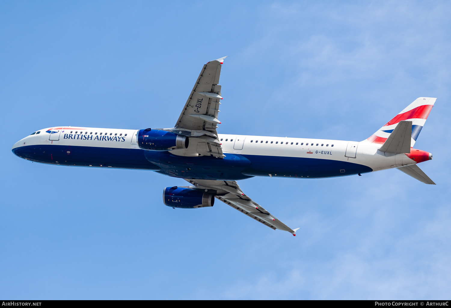 Aircraft Photo of G-EUXL | Airbus A321-231 | British Airways | AirHistory.net #478688