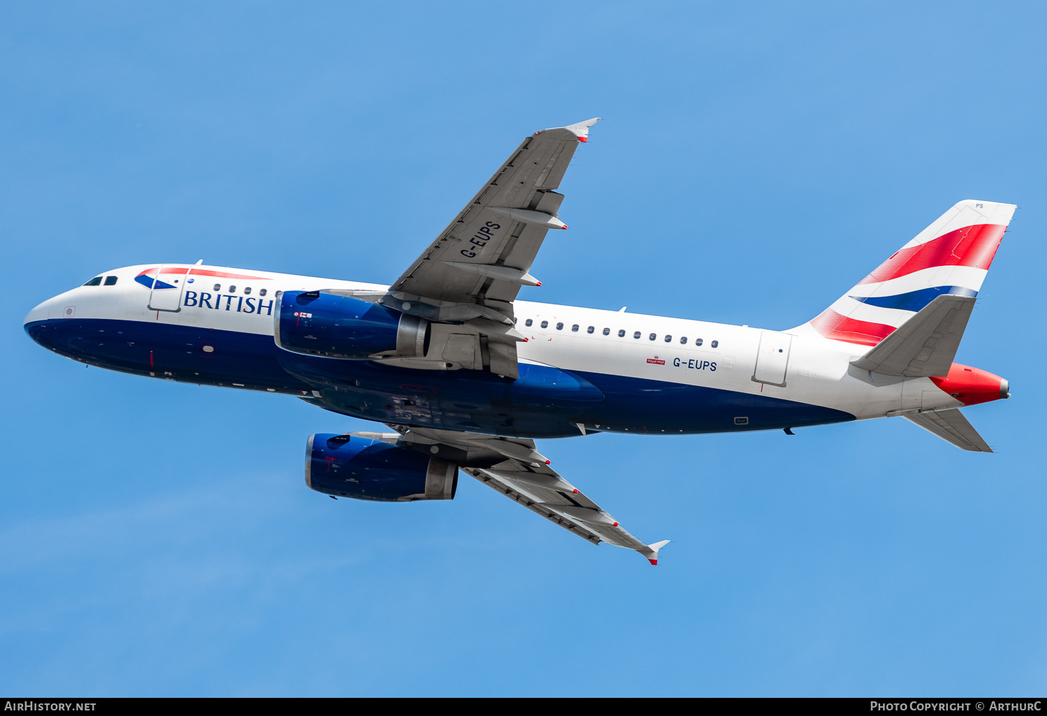 Aircraft Photo of G-EUPS | Airbus A319-131 | British Airways | AirHistory.net #478694