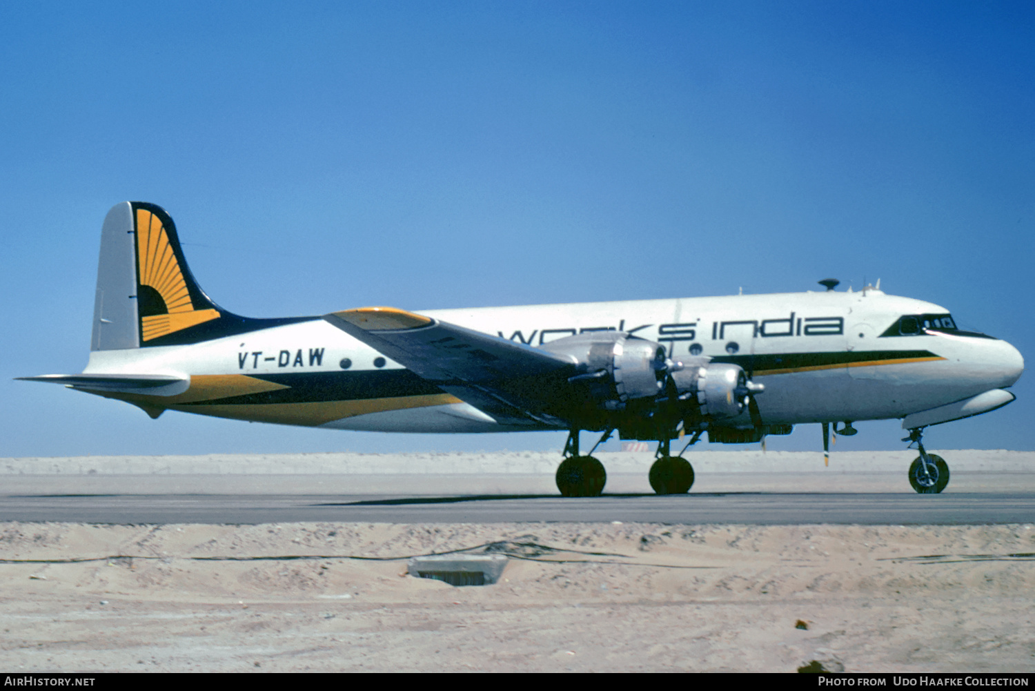 Aircraft Photo of VT-DAW | Douglas C-54B/AT Skymaster | Airworks India | AirHistory.net #478697