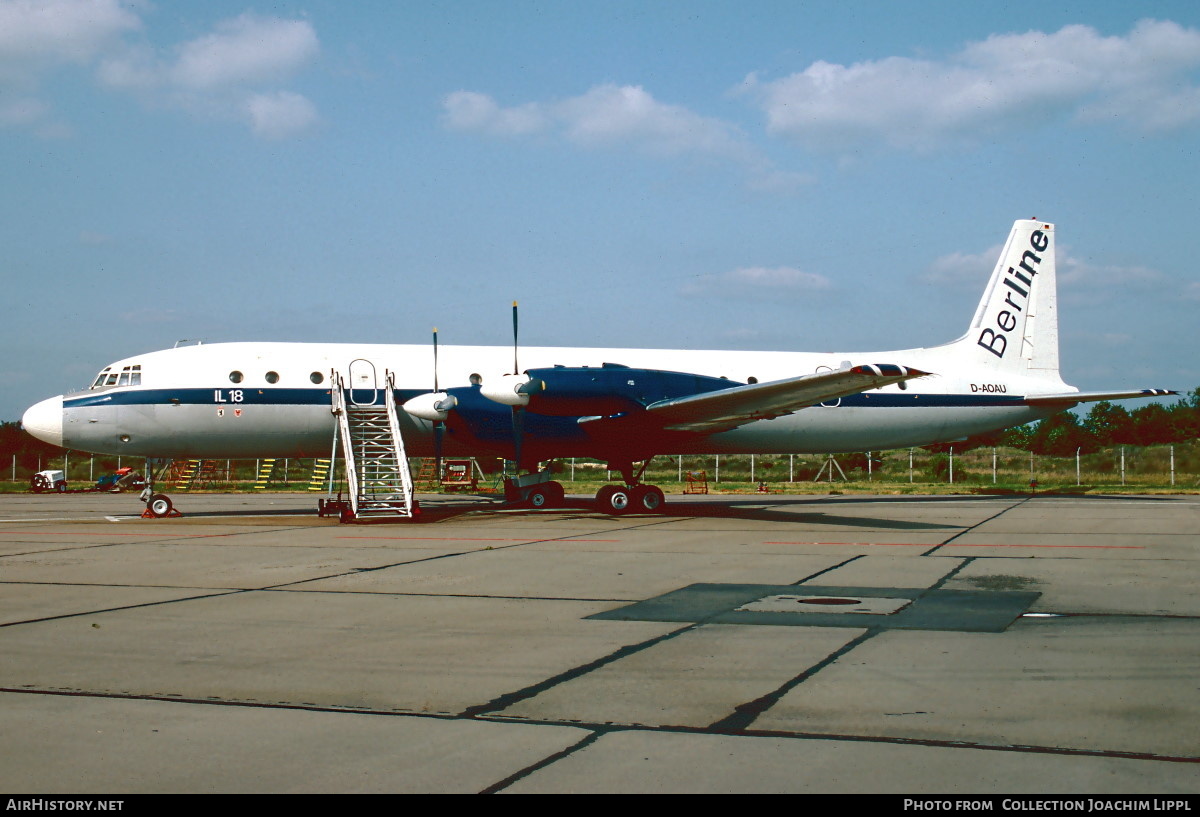 Aircraft Photo of D-AOAU | Ilyushin Il-18D | BerLine | AirHistory.net #478717