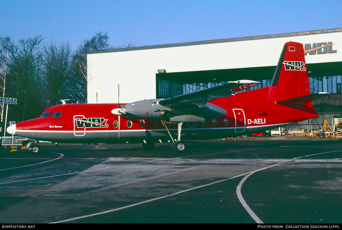 Aircraft Photo of D-AELI | Fokker F27-600 Friendship | WDL Aviation | AirHistory.net #478720