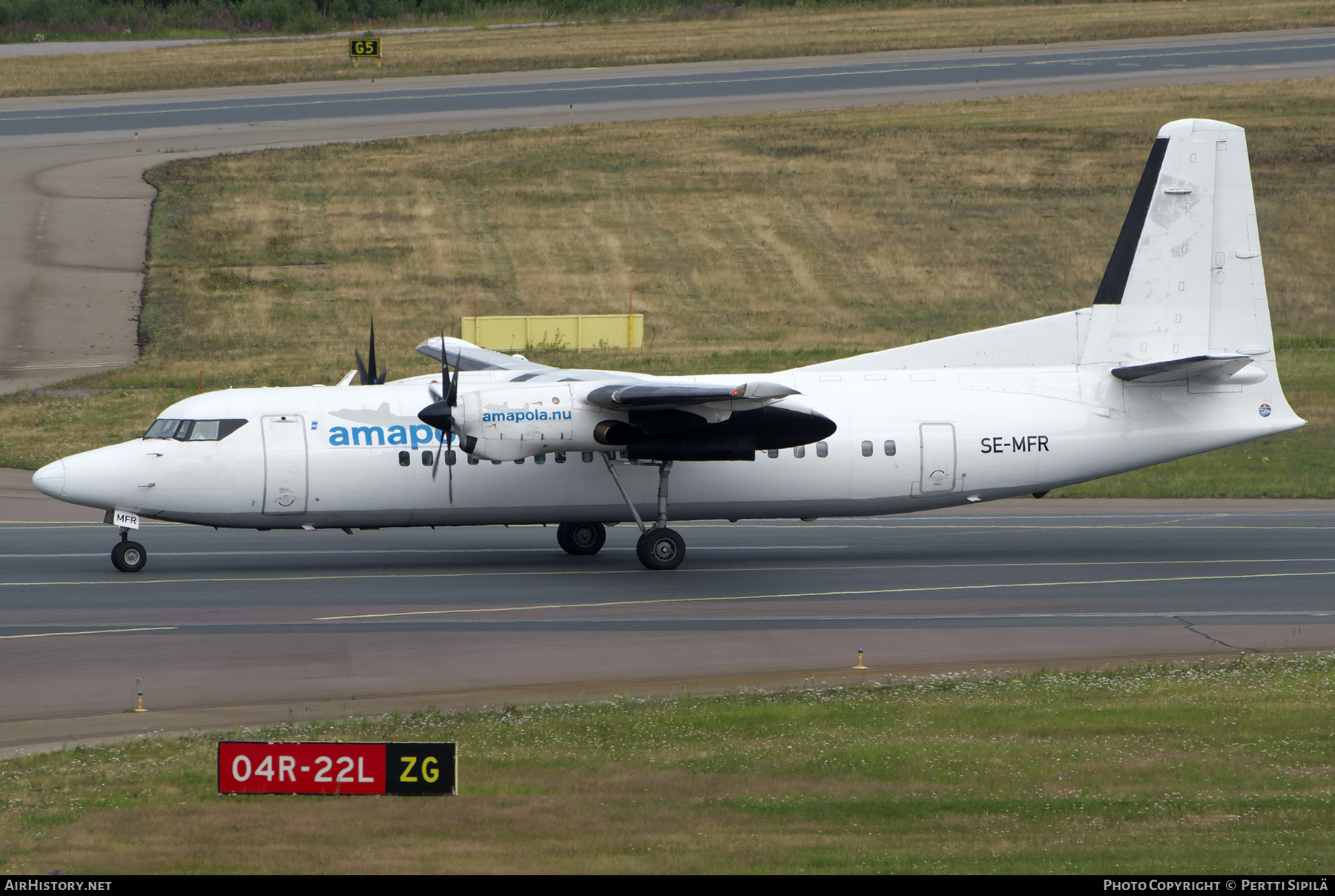 Aircraft Photo of SE-MFR | Fokker 50 | Amapola Flyg | AirHistory.net #478796