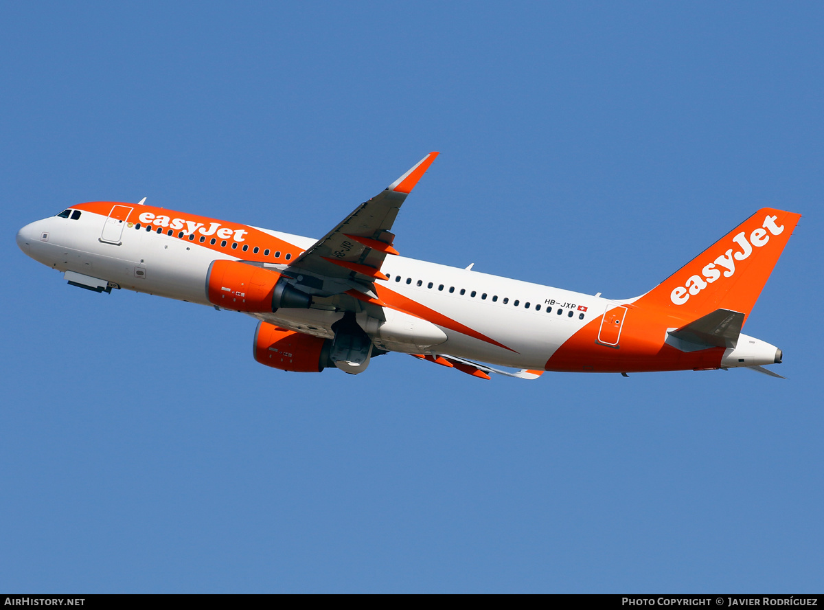 Aircraft Photo of HB-JXP | Airbus A320-214 | EasyJet | AirHistory.net #478829