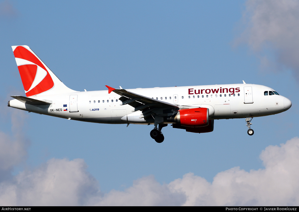 Aircraft Photo of OK-NEO | Airbus A319-112 | Eurowings | AirHistory.net #478830