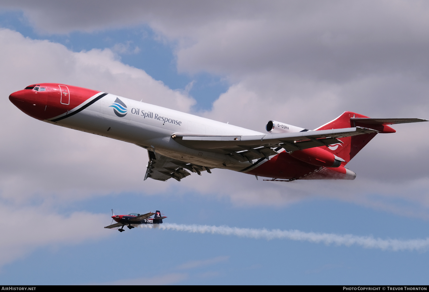 Aircraft Photo of G-OSRA | Boeing 727-2S2F/Adv(RE) Super 27 | Oil Spill Response | AirHistory.net #478844