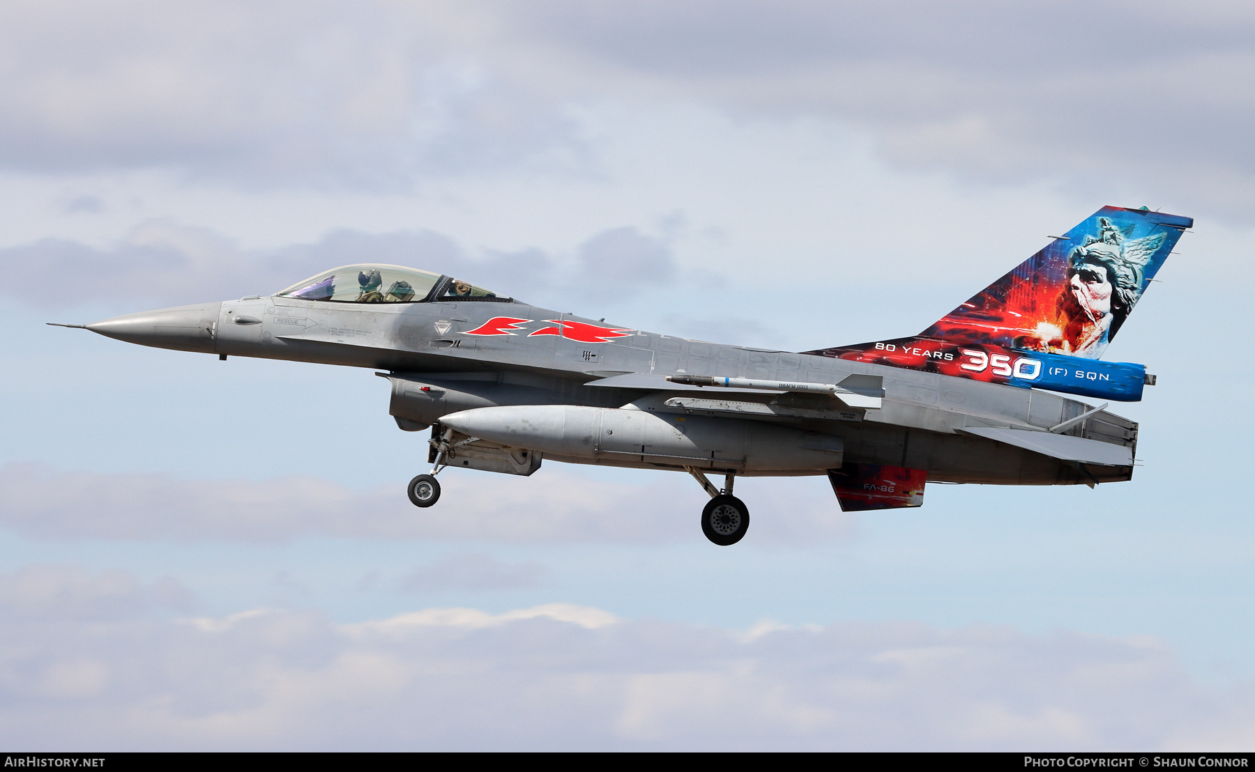 Aircraft Photo of FA-86 | General Dynamics F-16AM Fighting Falcon | Belgium - Air Force | AirHistory.net #478855