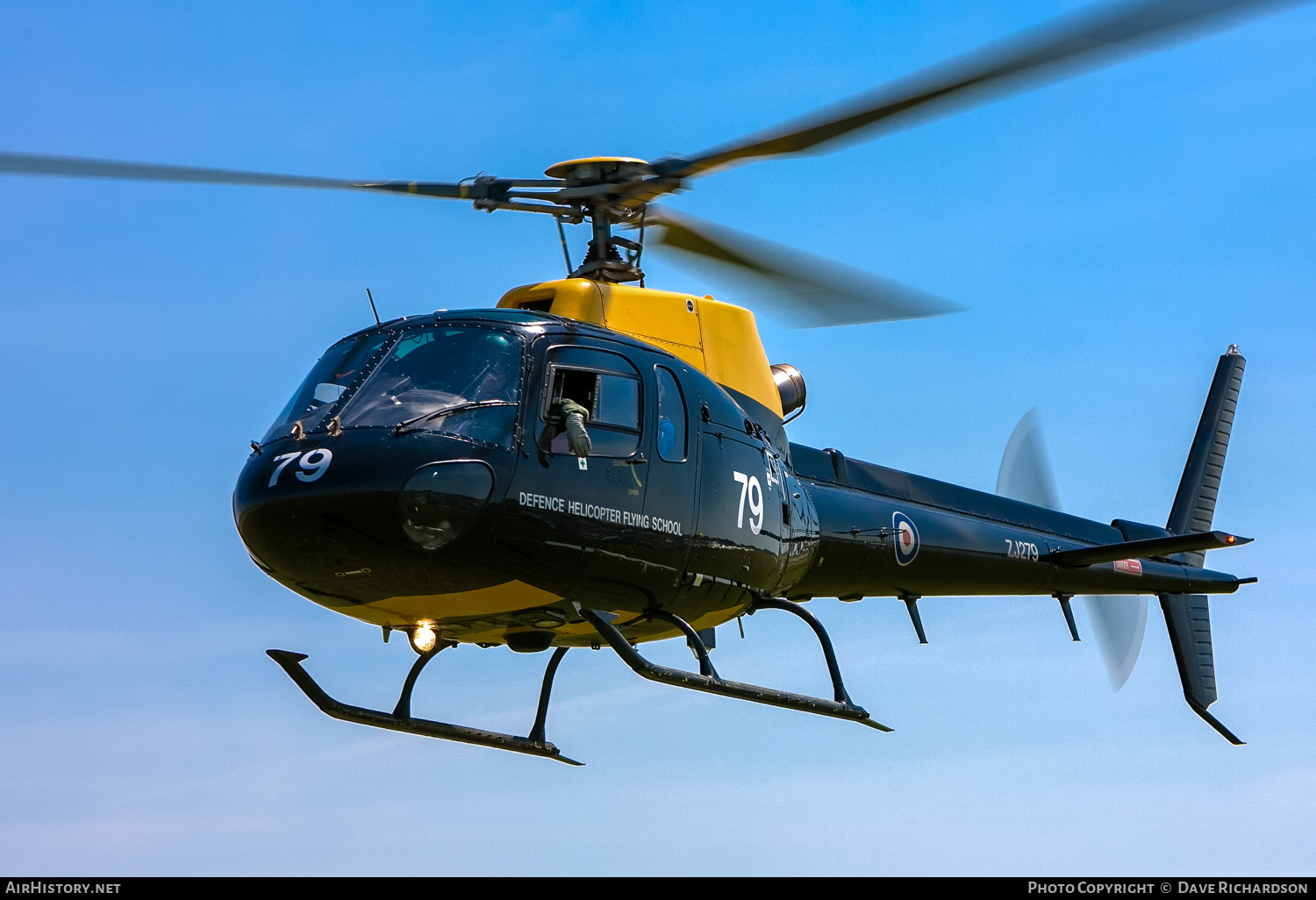 Aircraft Photo of ZJ279 | Eurocopter AS-350BB Squirrel HT1 | UK - Air Force | AirHistory.net #478883