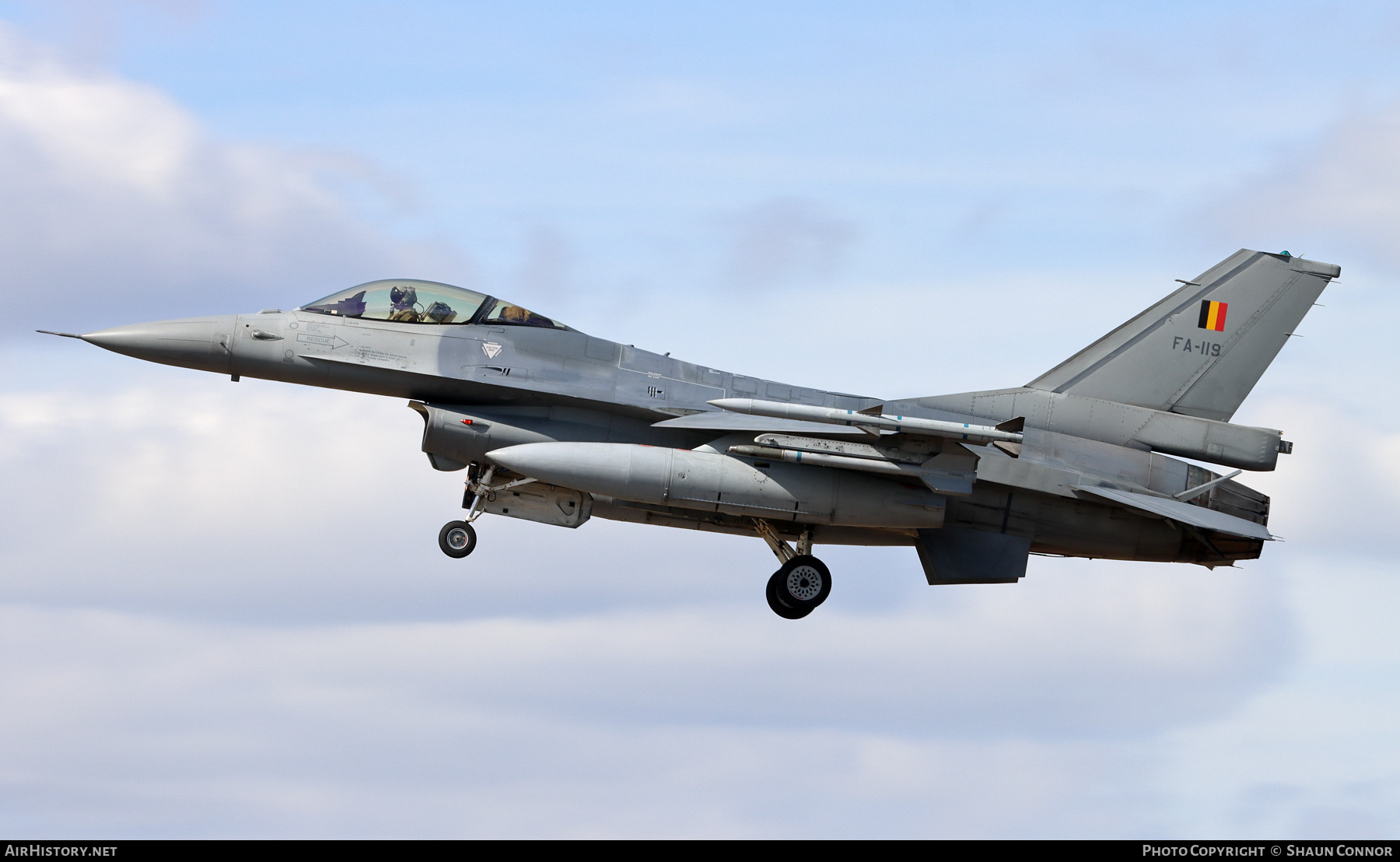 Aircraft Photo of FA-119 | General Dynamics F-16AM Fighting Falcon | Belgium - Air Force | AirHistory.net #478889