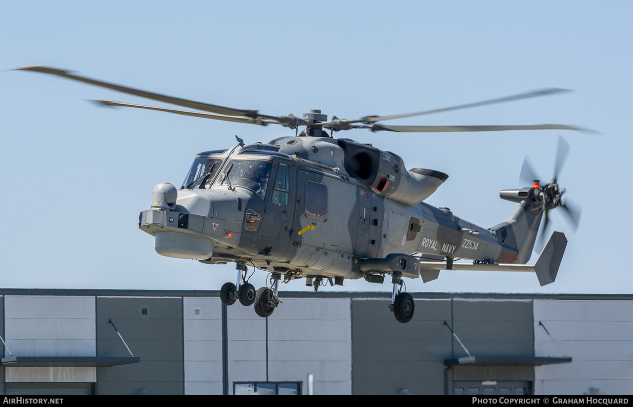 Aircraft Photo of ZZ534 | AgustaWestland AW-159 Wildcat HMA2 | UK - Navy | AirHistory.net #478896