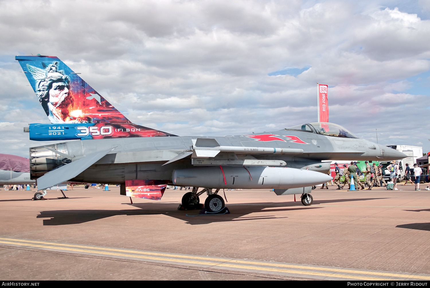 Aircraft Photo of FA-86 | General Dynamics F-16AM Fighting Falcon | Belgium - Air Force | AirHistory.net #478898