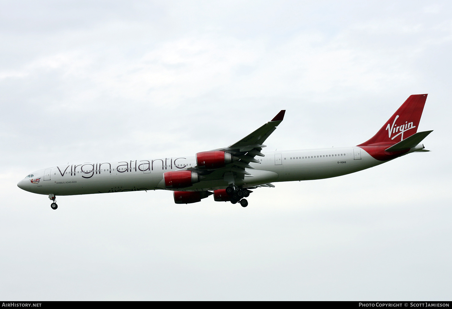 Aircraft Photo of G-VGAS | Airbus A340-642 | Virgin Atlantic Airways | AirHistory.net #478910