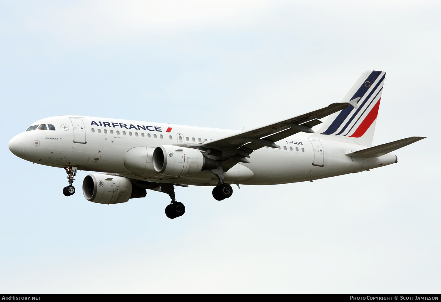 Aircraft Photo of F-GRHS | Airbus A319-111 | Air France | AirHistory.net #478912