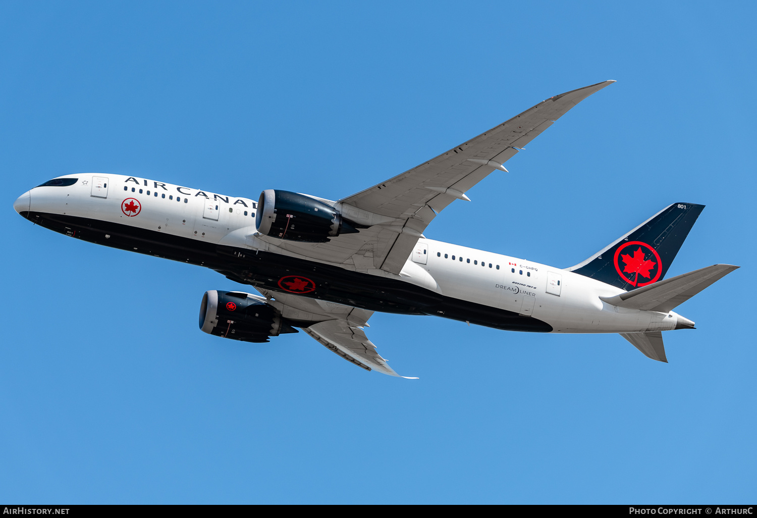 Aircraft Photo of C-GHPQ | Boeing 787-8 Dreamliner | Air Canada | AirHistory.net #478928