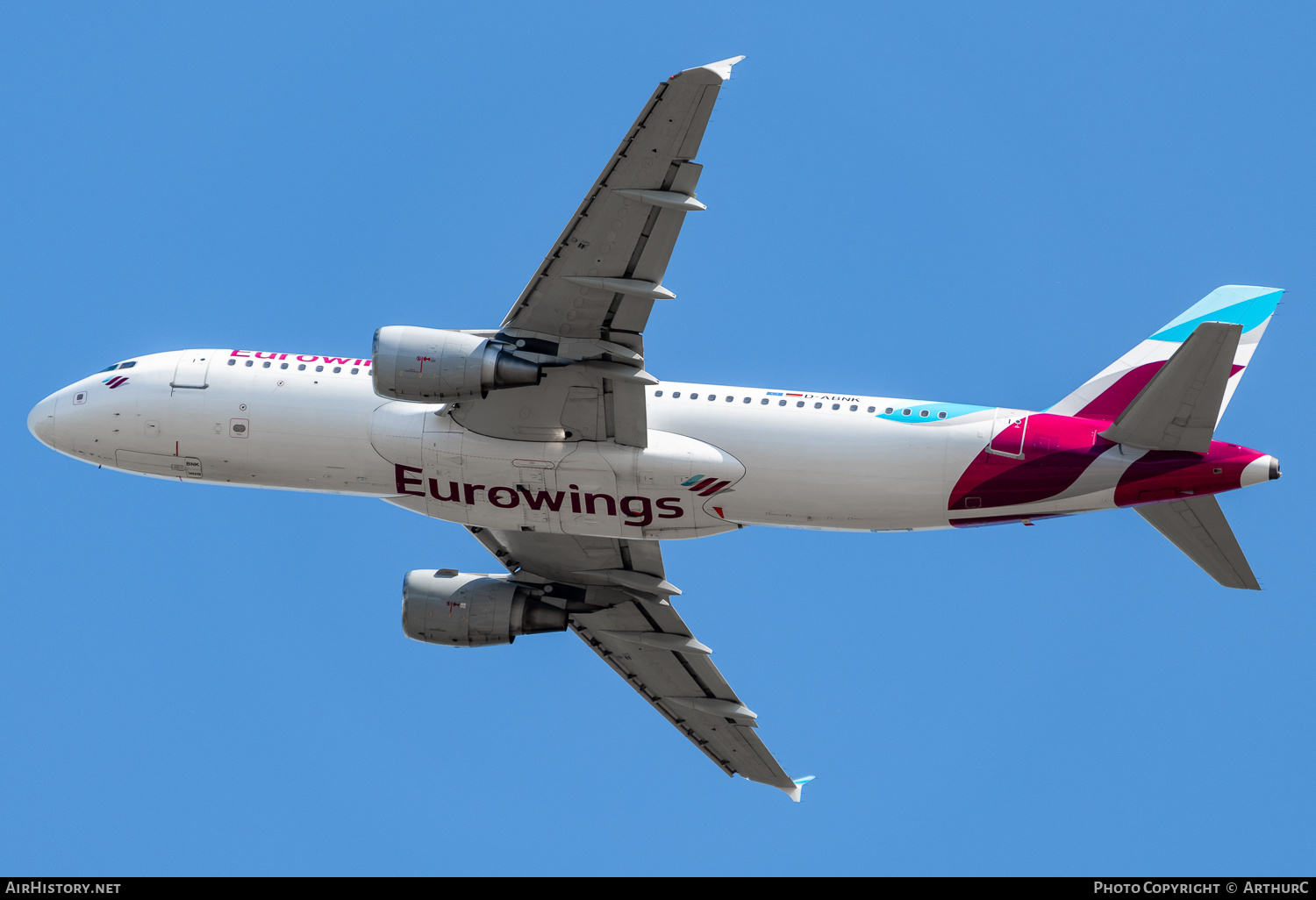Aircraft Photo of D-ABNK | Airbus A320-214 | Eurowings | AirHistory.net #478937
