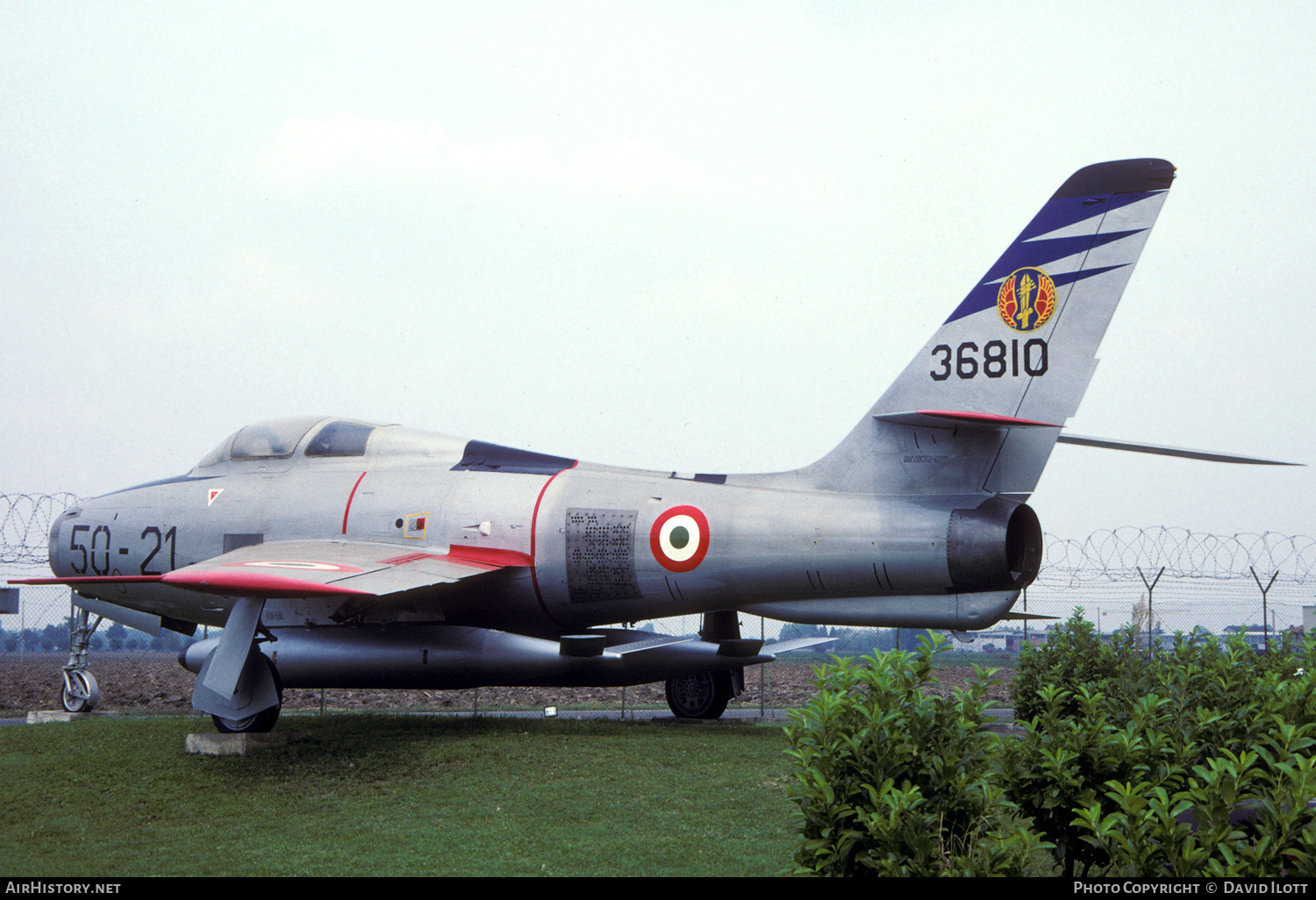 Aircraft Photo of 53-6810 / 36810 | Republic RF-84F Thunderflash | Italy - Air Force | AirHistory.net #478941