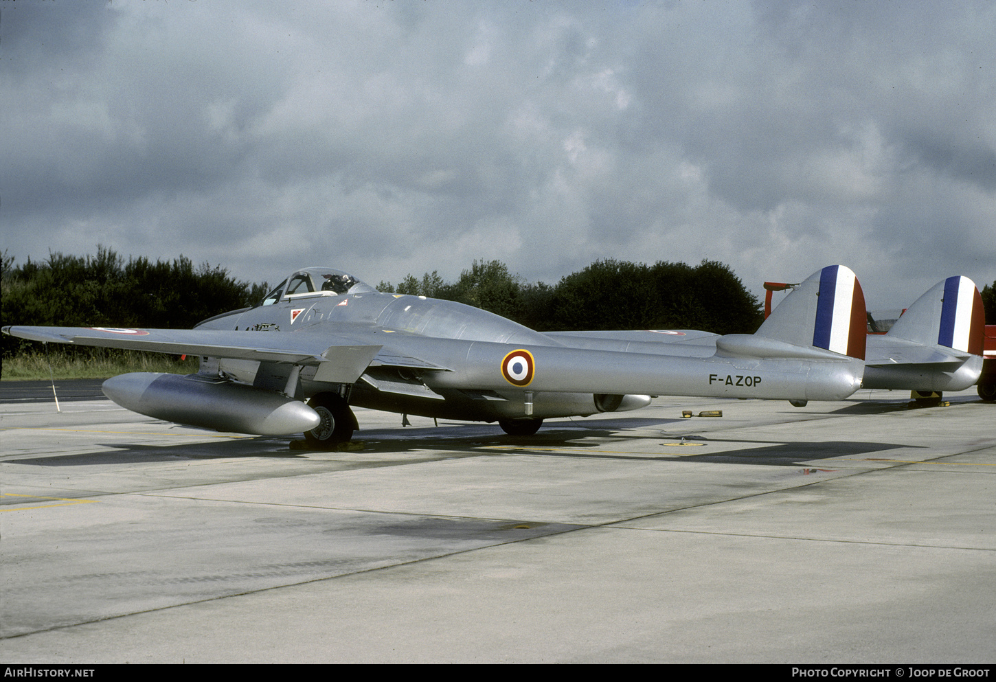 Aircraft Photo of F-AZOP | De Havilland D.H. 100 Vampire FB6 | France - Air Force | AirHistory.net #478995