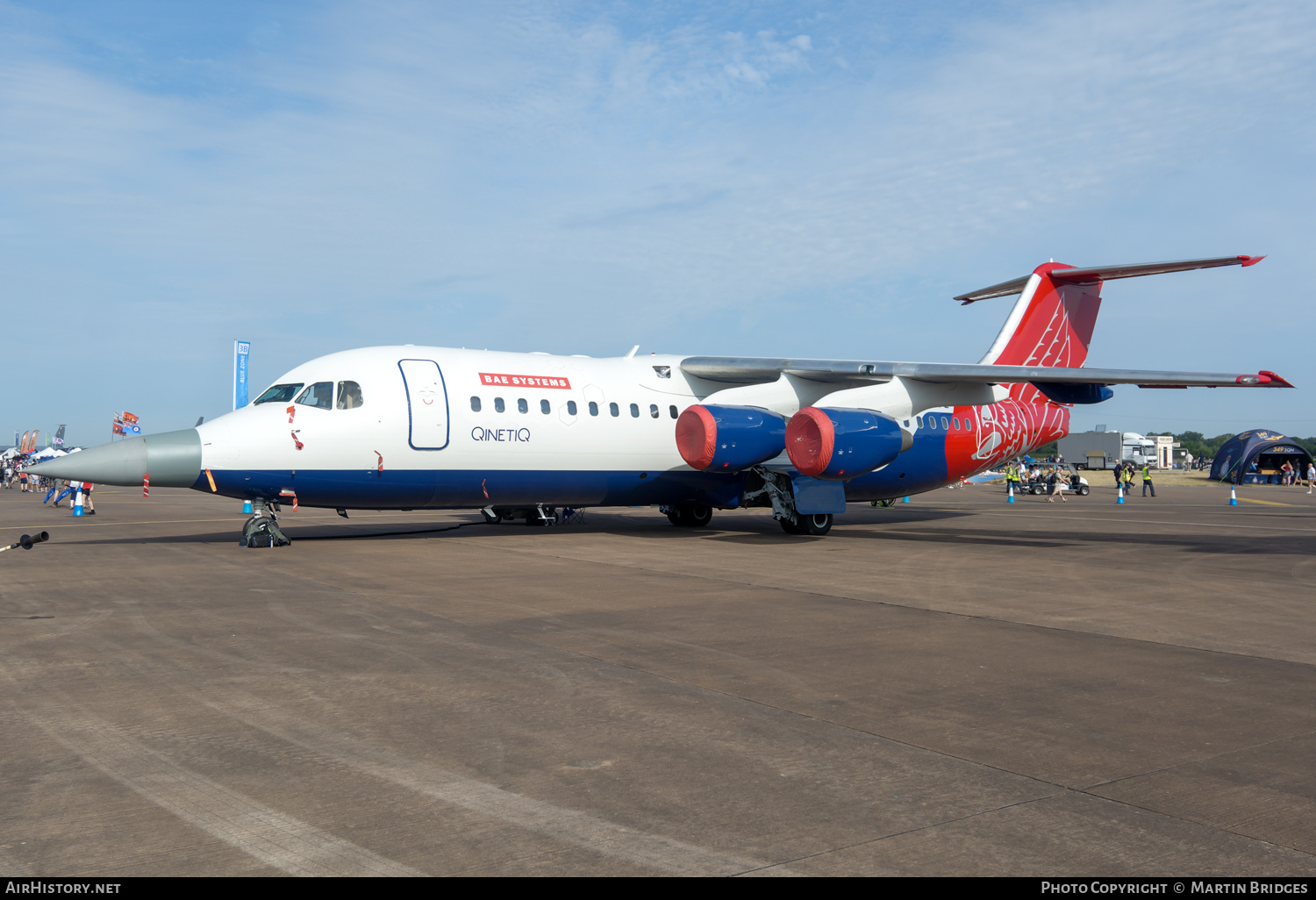 Aircraft Photo of G-ETPL | BAE Systems Avro 146-RJ100 | QinetiQ | AirHistory.net #479006