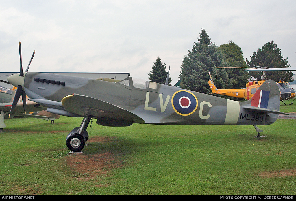 Aircraft Photo of ML380 | Supermarine Spitfire (replica) | UK - Air Force | AirHistory.net #479021