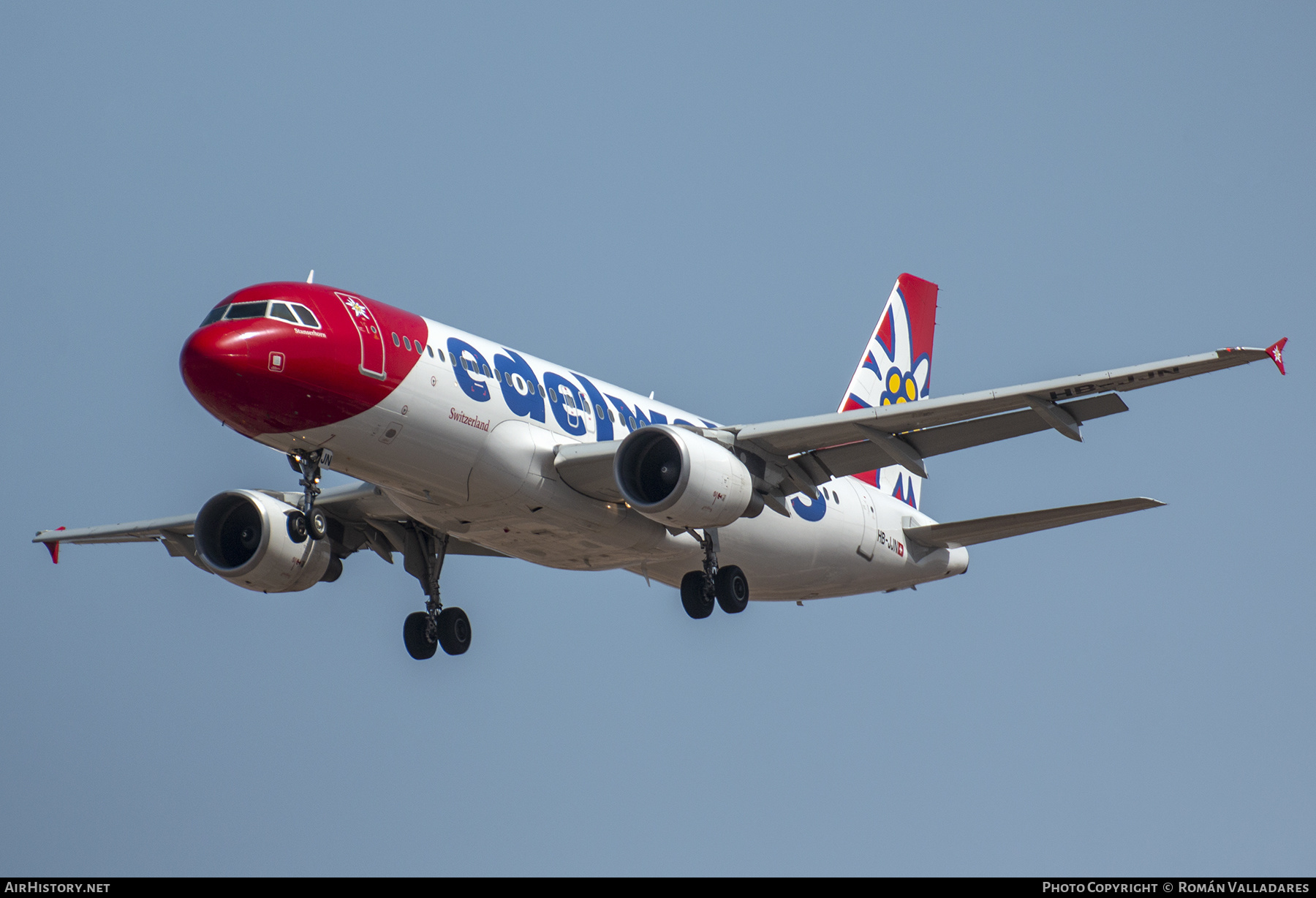 Aircraft Photo of HB-JJN | Airbus A320-214 | Edelweiss Air | AirHistory.net #479031
