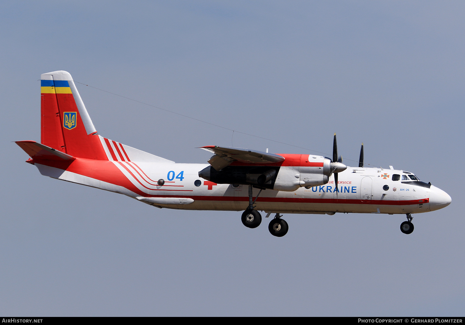 Aircraft Photo of 04 blue | Antonov An-26SM | Ukraine - Ministry of Emergency Situations | AirHistory.net #479035