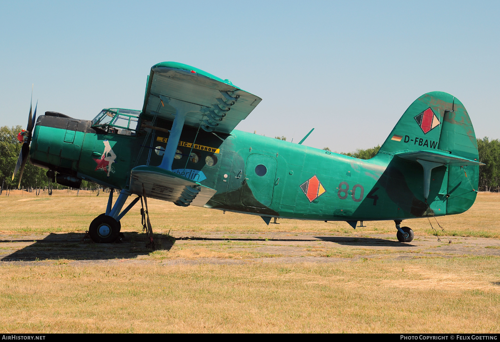 Aircraft Photo of D-FBAW / 804 | Antonov An-2T | East Germany - Air Force | AirHistory.net #479077