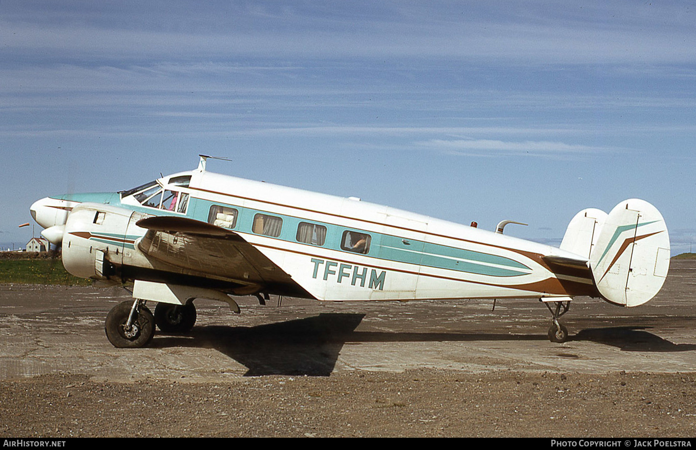 Aircraft Photo of TF-FHM | Beech E18S | Landsflug | AirHistory.net #479096