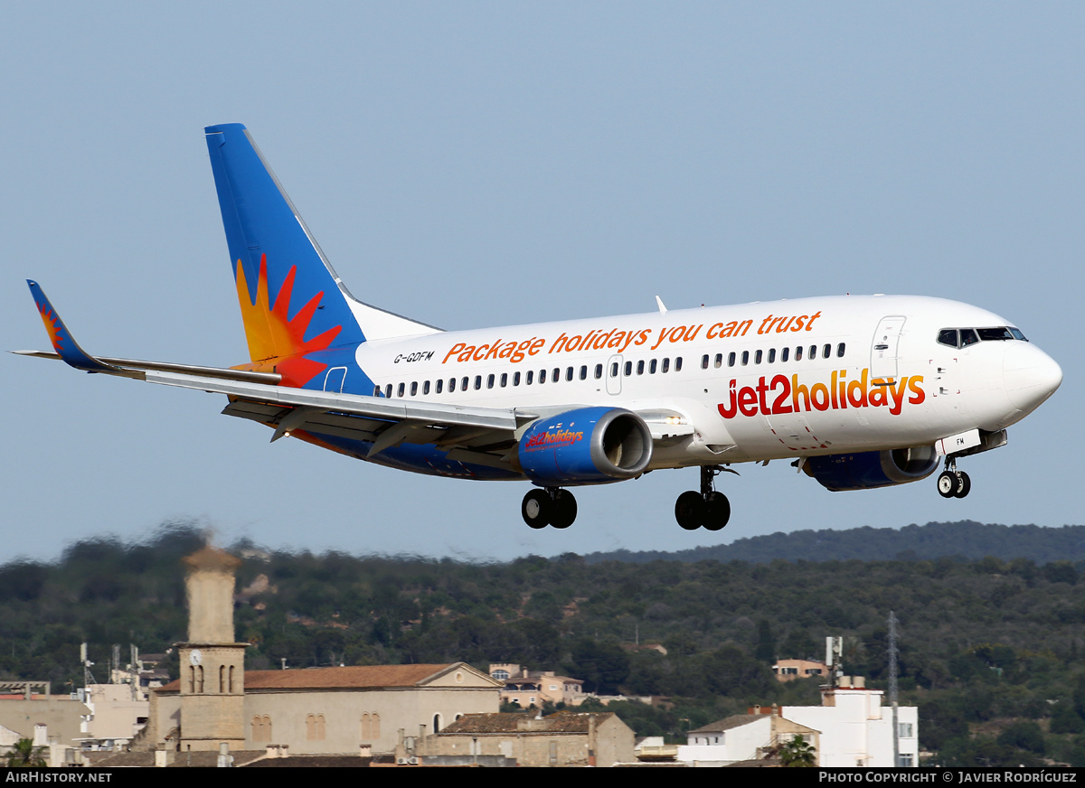 Aircraft Photo of G-GDFM | Boeing 737-36N | Jet2 Holidays | AirHistory.net #479125