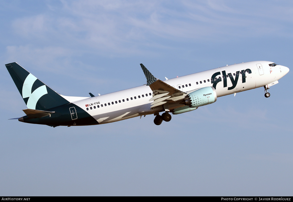 Aircraft Photo of LN-FGG | Boeing 737-8 Max 8 | Flyr | AirHistory.net #479126