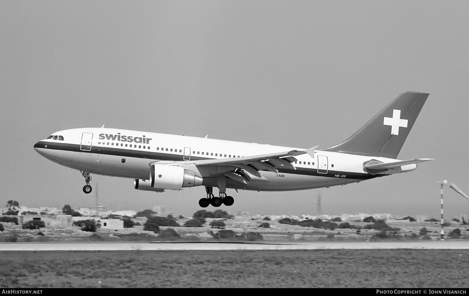 Aircraft Photo of HB-IPF | Airbus A310-322 | Swissair | AirHistory.net #479139