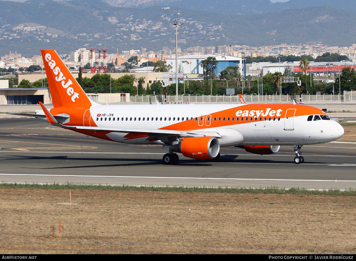 Aircraft Photo of HB-JXN | Airbus A320-214 | EasyJet | AirHistory.net #479145