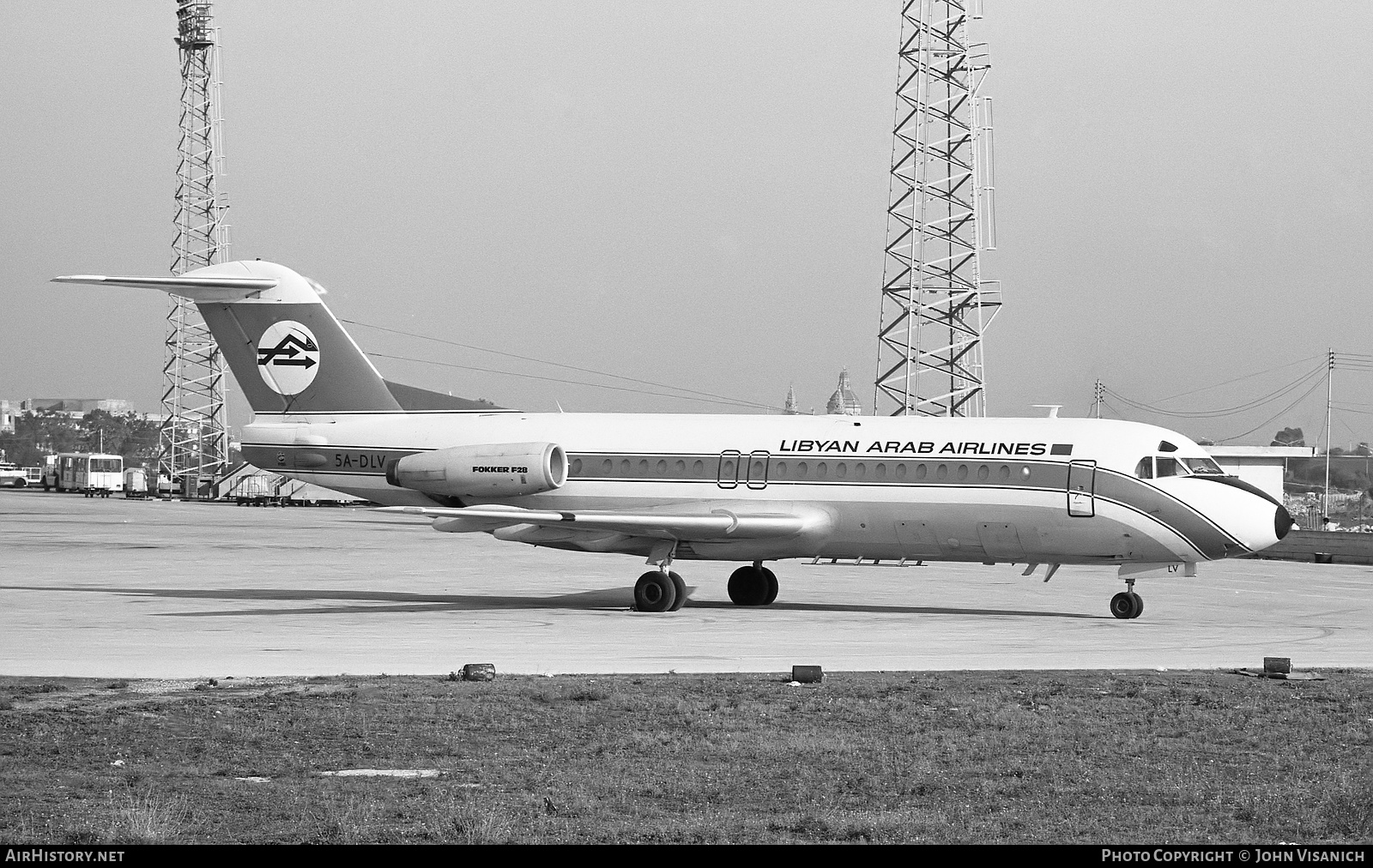 Aircraft Photo of 5A-DLV | Fokker F28-4000 Fellowship | Libyan Arab Airlines | AirHistory.net #479156