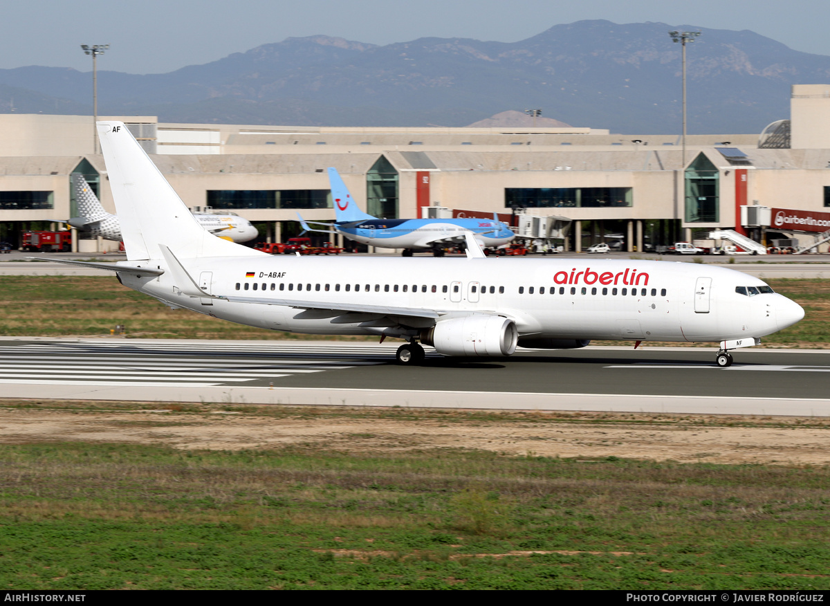 Aircraft Photo of D-ABAF | Boeing 737-86J | Air Berlin | AirHistory.net #479157