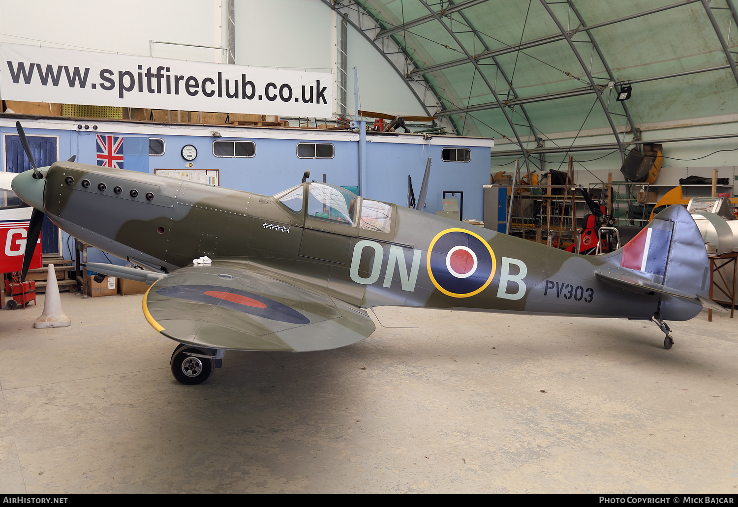 Aircraft Photo of G-CCJL / PV303 | Supermarine Aircraft Spitfire Mk26 | UK - Air Force | AirHistory.net #479167