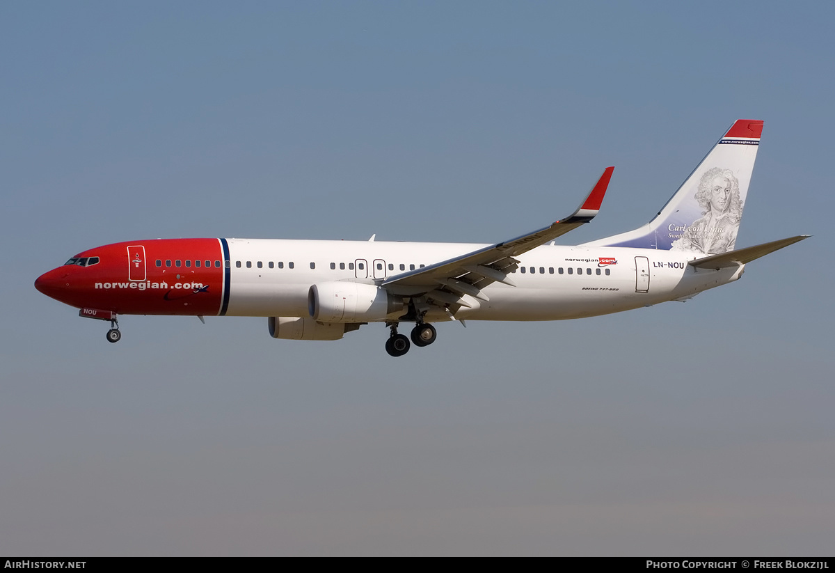 Aircraft Photo of LN-NOU | Boeing 737-8FZ | Norwegian | AirHistory.net #479180