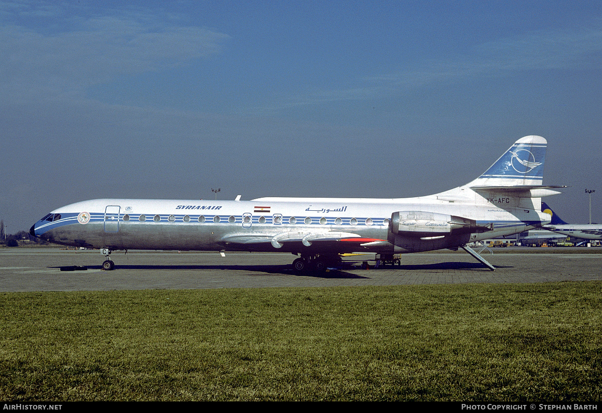 Aircraft Photo of YK-AFC | Sud SE-210 Caravelle 10B3 Super B | Syrian Air | AirHistory.net #479183