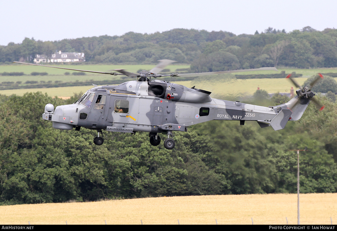 Aircraft Photo of ZZ519 | AgustaWestland AW-159 Wildcat HMA2 | UK - Navy | AirHistory.net #479189
