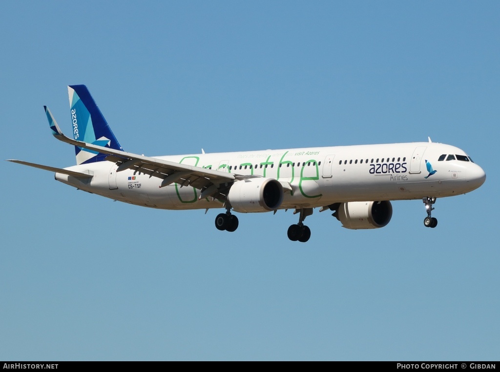 Aircraft Photo of CS-TSF | Airbus A321-253N | Azores Airlines | AirHistory.net #479204